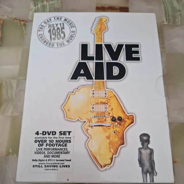 LIVE AID DVD (2004) 4 DVD Set - Brand New and Factory Sealed