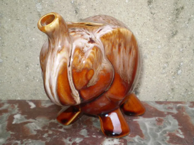 Ancienne Tirelire A Casser En Forme D'elephant / Ceramique 3