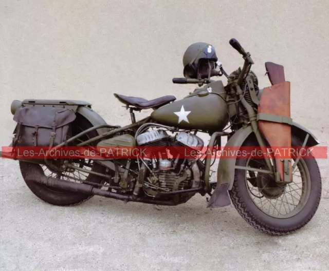 HARLEY DAVIDSON WLA 750 ( WW2 ) 1940 Fiche Moto 000018