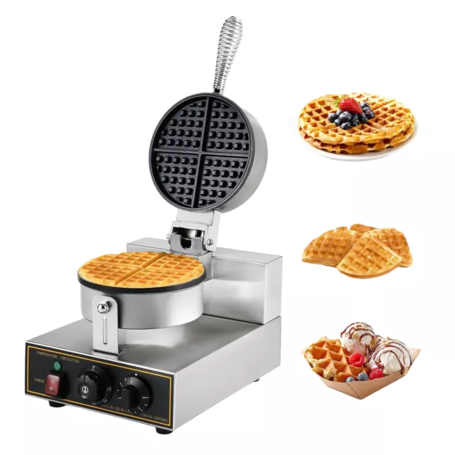 Commercial Electric Waffle Maker Muffin Maker 1200W Baker Machine