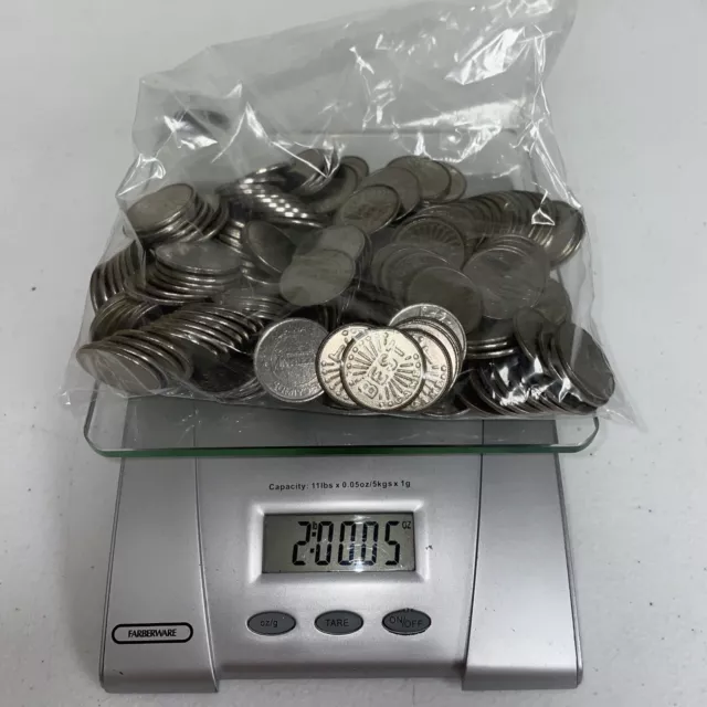 Pachislo Japanese Slot Machine Tokens Daiwas Sumiyoshi Mixed Coin Lot Two Pounds