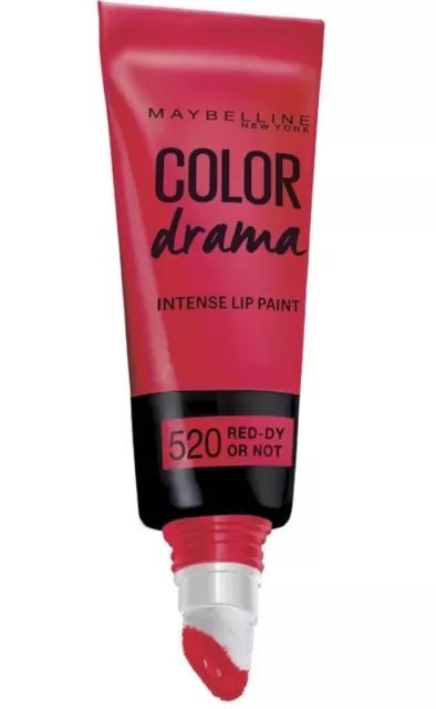 Maybelline NEW YORK | Color Drama | Intense Lip Paint |  520 | Red-dy Or Not 2