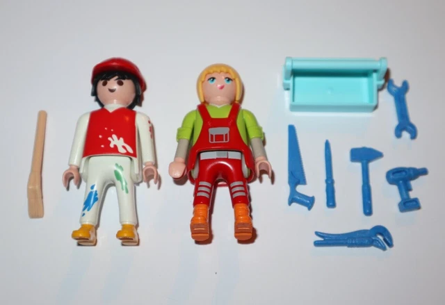PLAYMOBIL FEMME ROBE jaune verte chale 1900 belle epoque Et Tablier EUR