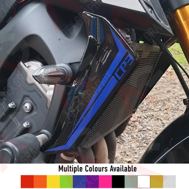 YAMAHA MT09 CP3 Radiator Rad Guard Decal Sticker Multiple Colours ...