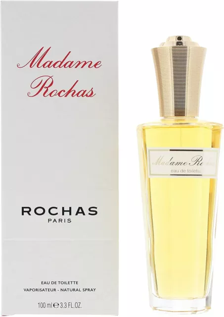 Parfum pour Femme Rochas Madame Eau de Toilette 100ml Spray (Avec Confection)