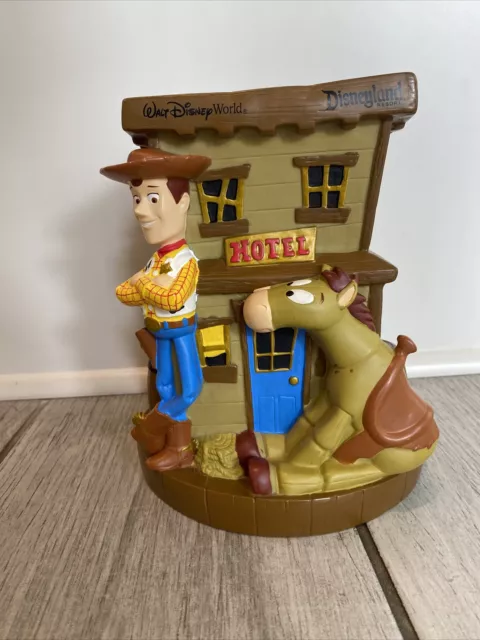 Disney Walt Disney World Disneyland Toy Story Bank Woody Jessie Bullseye