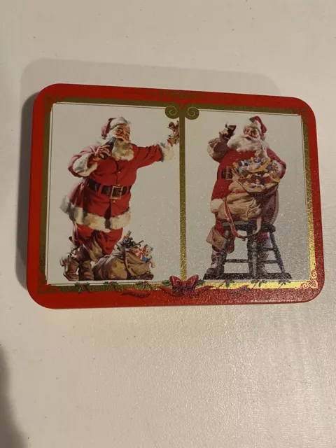 Vintage Coca-Cola Santa Claus Playing Cards Pack of Two - New in Tin