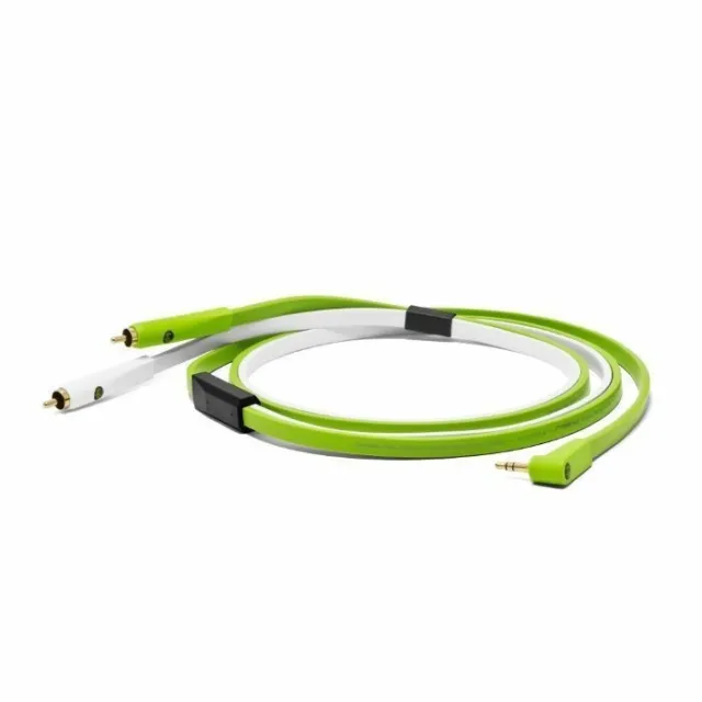 Neo d+ MYR Class B (3.5mm jack to RCA) 1.5M Green - DJ Cable Lead High Quality