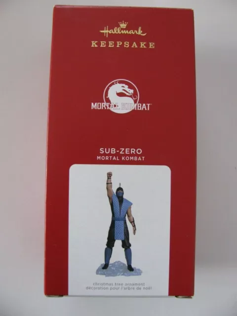 Hallmark Keepsake Ornament MORTAL KOMBAT SUB ZERO 2021 NIP FREE SHIPPING