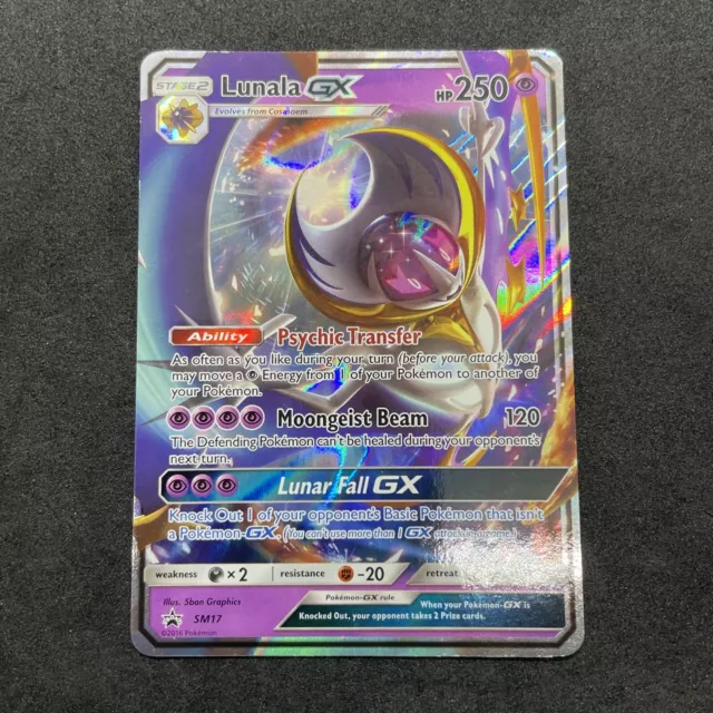 Lunala GX Foil/Holographic Pokemon Card 66/149 Sun & Moon Base