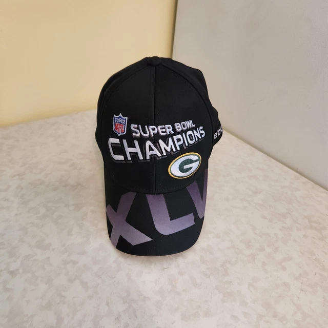 NFL Green Bay Packers Super Bowl XLV Champions Mens Baseball Cap, Hat, Reebok