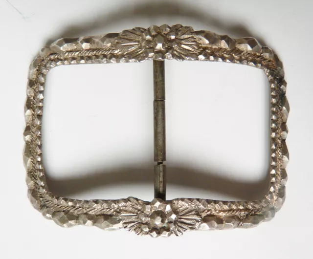 Boucle de ceinture ou de chaussure argent massif 18e siècle silver buckle