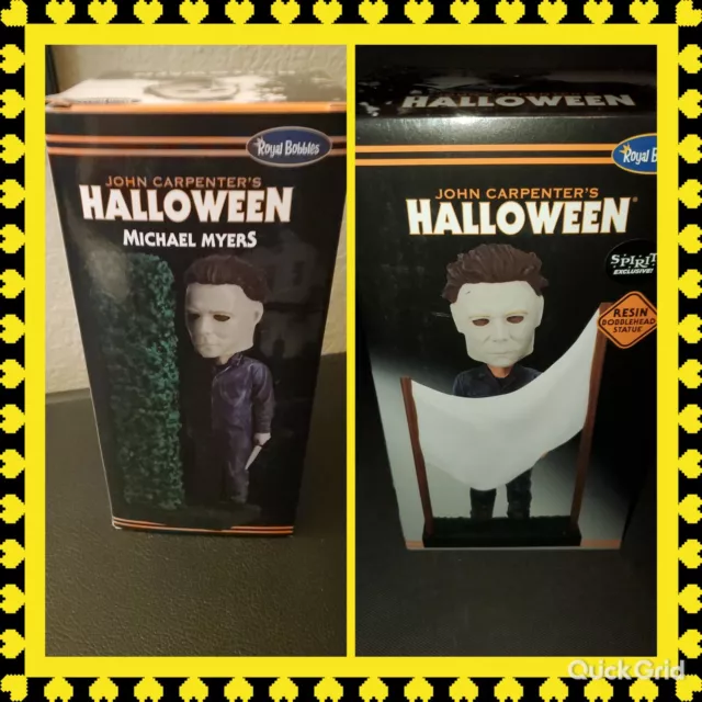 Halloween Michael Myers Clothesline/Hedges Bobblehead Statue Figure Exclusive!
