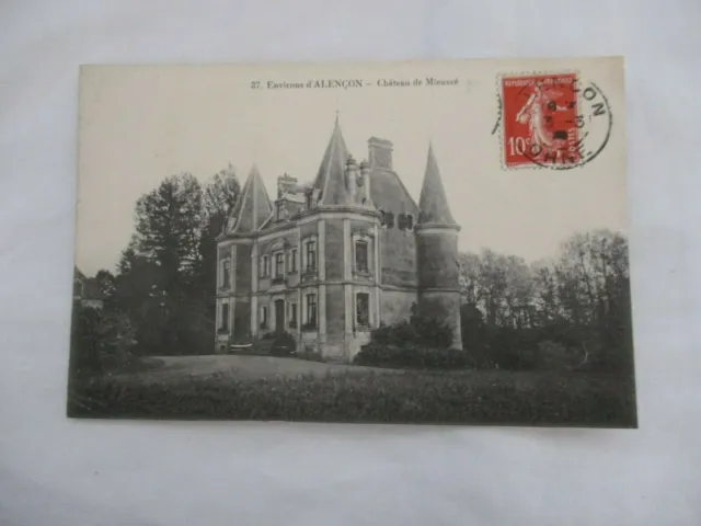 Cpa Orne 61 Environs D'alencon Chateau De Mieuxcé
