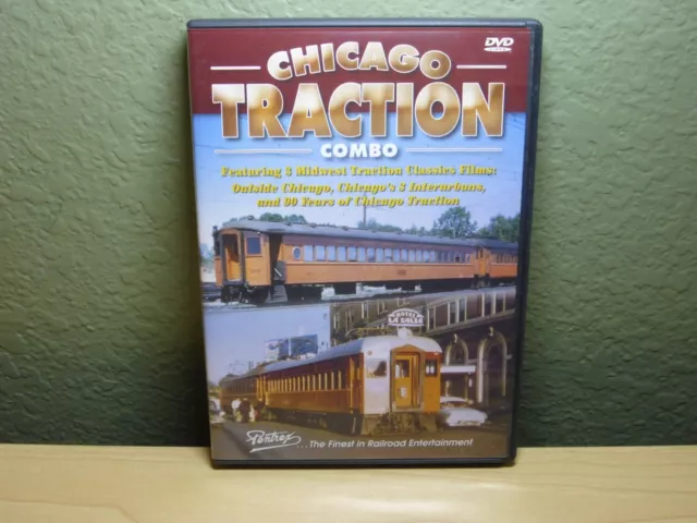 Chicago Traction Combo Railroading Trains 3 Classic Films Pentrex DVD