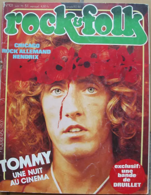 Rock & Folk N°101 Chicago Tommy Jimi Hendrix Le Rock Allemend