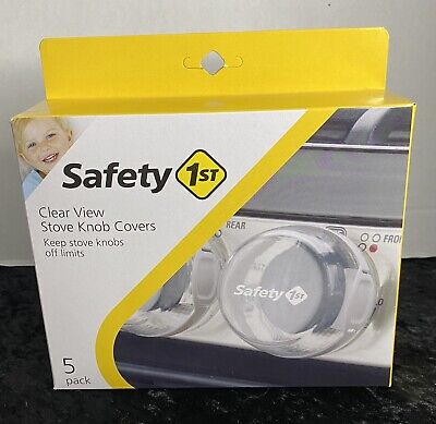 Safety 1st Child Proof Clear View Stove Knob Covers (Set of 5) 5 Count