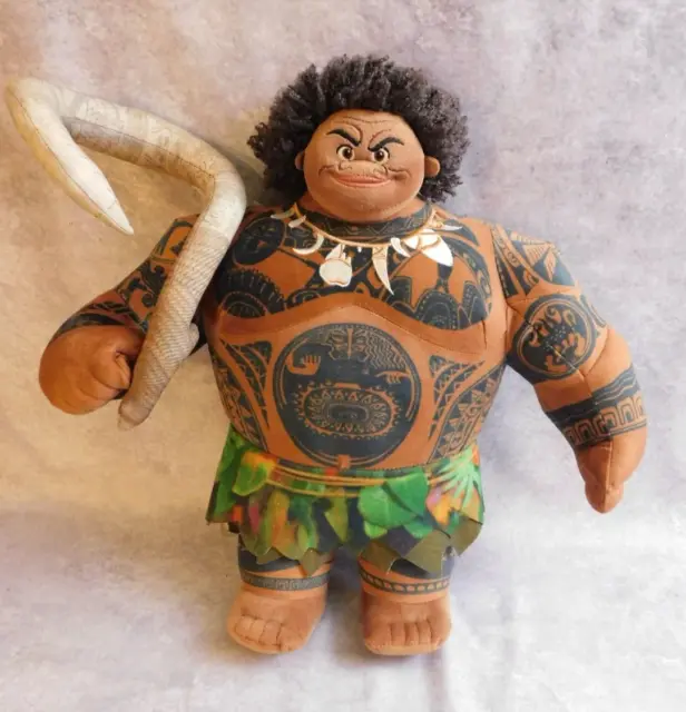 DISNEY STORE MOANA Maui Plush Doll Toy 16 Demi God Fish Hook $20.00 -  PicClick