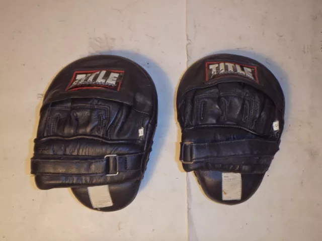 Title Platinum Boxing MMA Punch Mitts