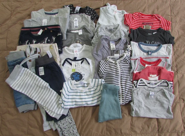Bulk Lot Baby Boys size 00 Clothes Bonds, baby Zara