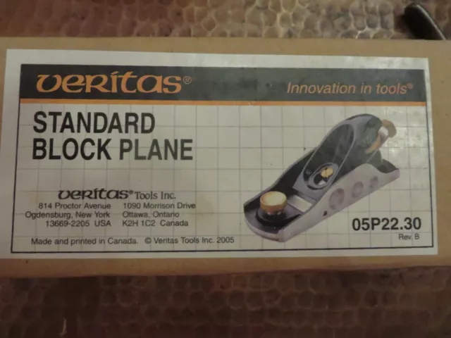 VERITAS Standard Block Plane