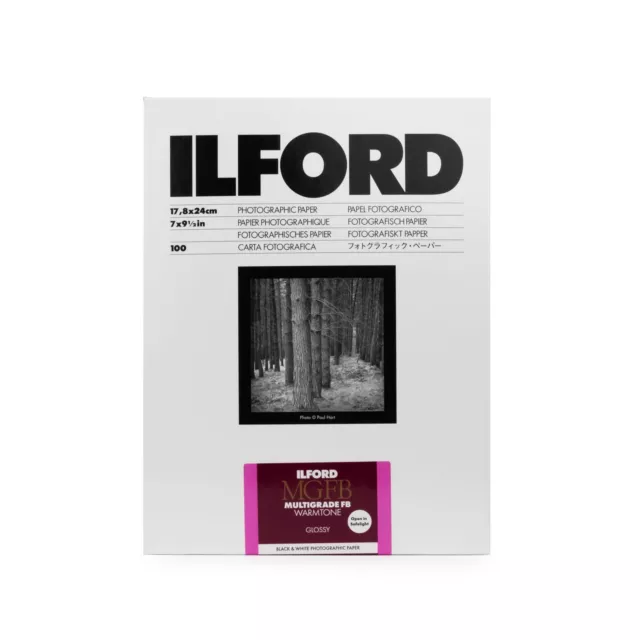 Ilford Multigrade FB Warmtone 1K glossy Fotopapier 17,8 x 24 cm 100 Blatt