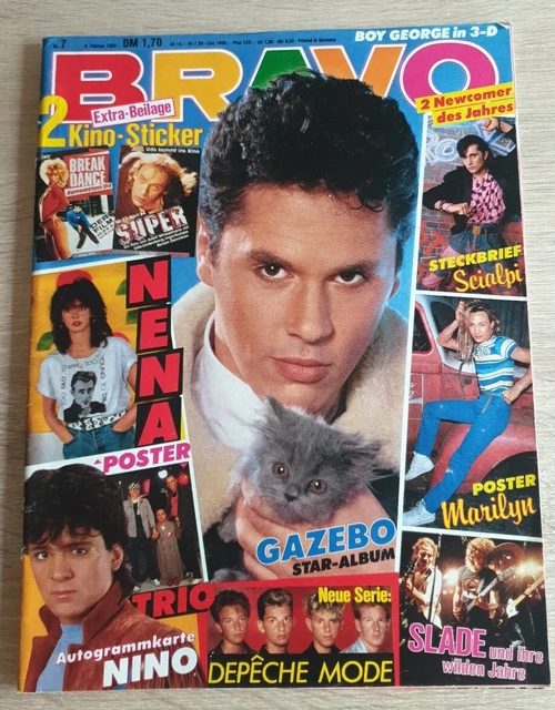 Bravo 7/1984 - Gazebo - Nino de Angelo - Nena - Kajagoogoo - Boy George