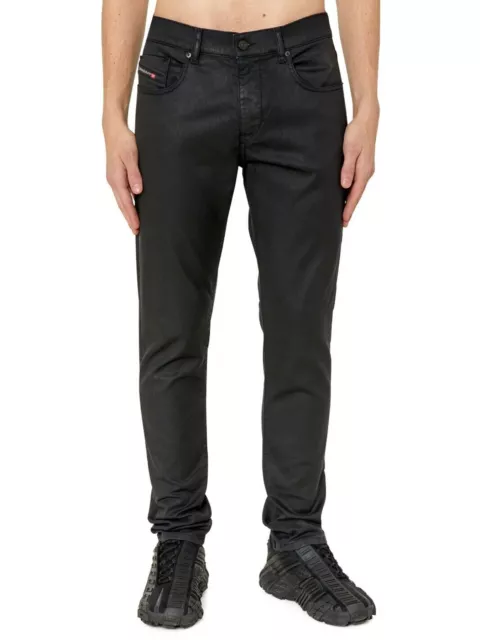 DIESEL JEANS JoggJeans slim fit da uomo rivestiti neri D