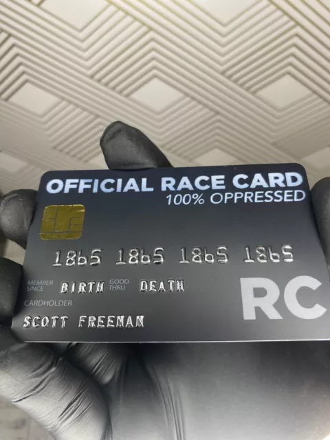OFFICIAL RACE CARD  (Joke Novelty Card) Ships out Same day or Next day! 2