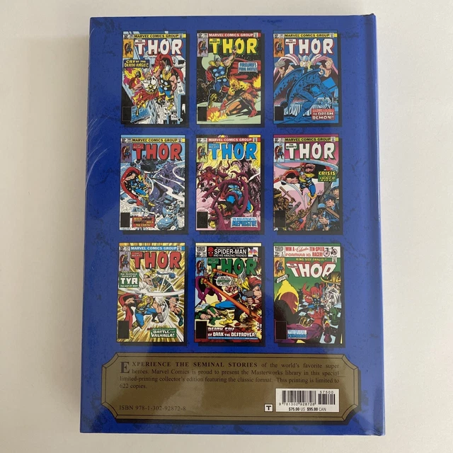MARVEL MASTERWORKS MIGHTY THOR Vol 304 DM Vol 20 Gold Frame Variant HC SEALED 2