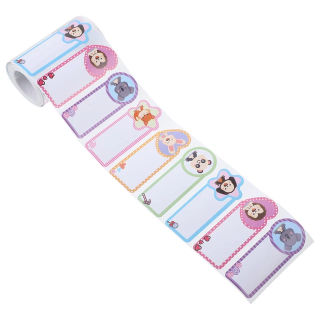 4320 Etichette Adesive 5x34 Mm - Carta Bianca Per Casa E Ufficio, 30 Fogli Multiuso