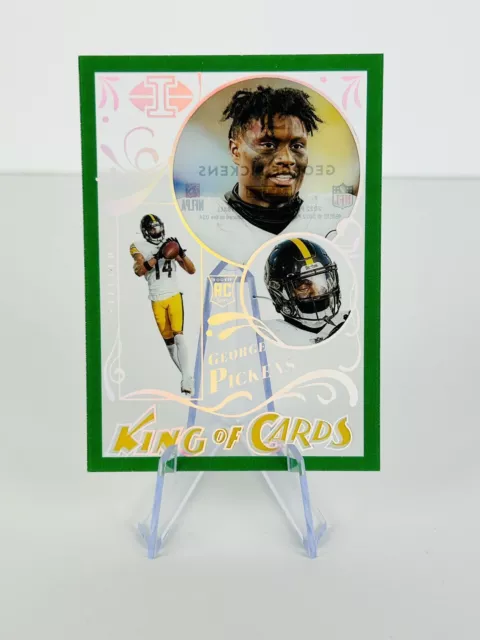 2022 Panini Illusions George Pickens Rookie King Of Cards Emerald RC #KC-19 🔥