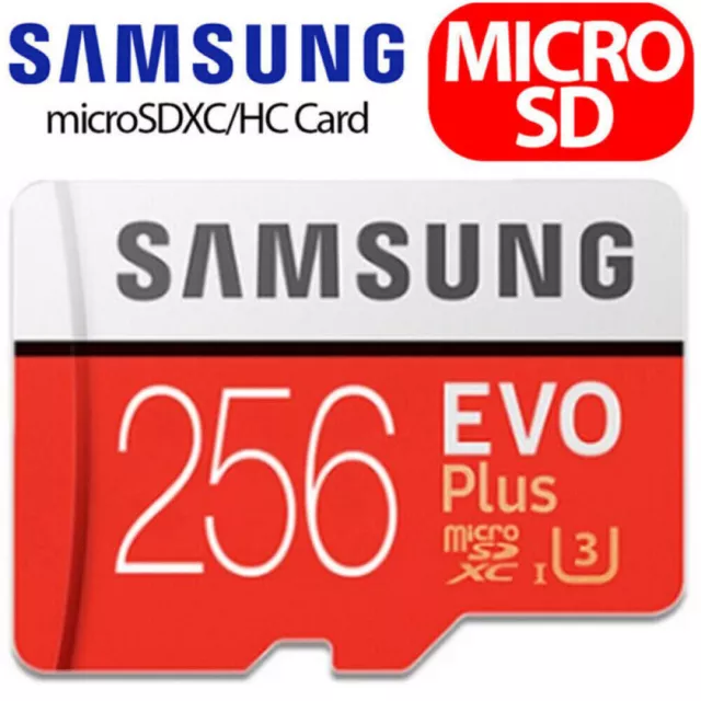 Samsung EVO Plus Micro SD Memory Card microsd 256GB SDHC SDXC Class 10 For PC