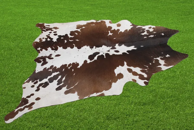 Nuevas alfombras de cuero de vaca cuero de vaca 20,61 pies cuadrados (56""x53") piel de vaca U-4967