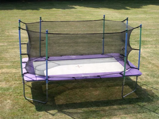 I-Jump 10x17 Rectangle Rectangular Trampoline with Safety Net Enclosure