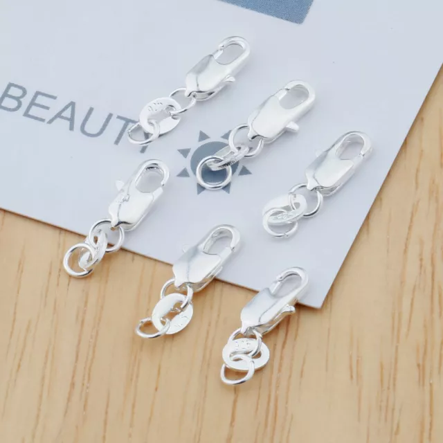 Wholesale 20PCS Making Jewelry Findings 925 Sterling Silver Oval Hallmark  Tag