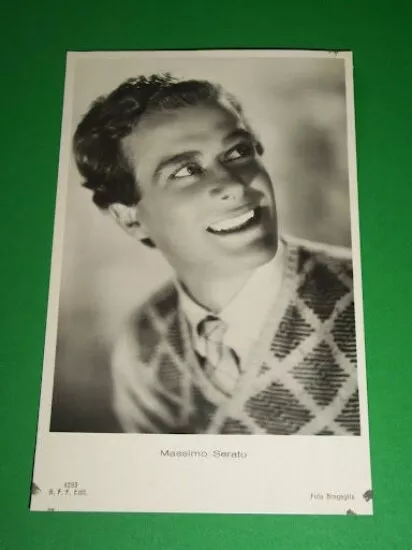 Foto Cartolina Cinema Teatro Lirica - Attore Massimo Serato - 1940 ca