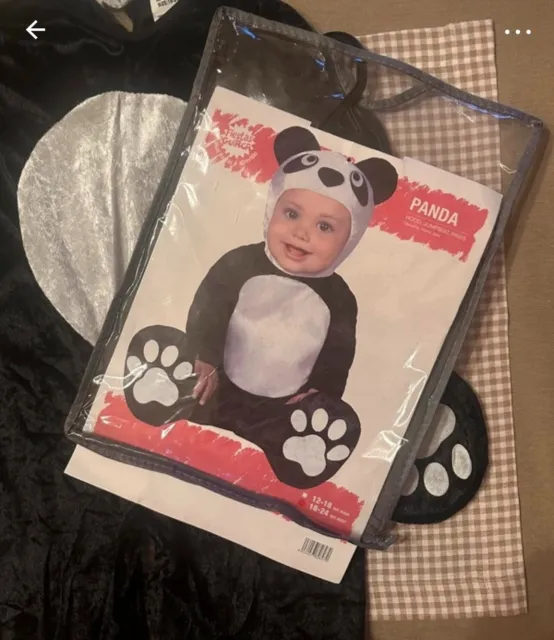 Vestito Carnevale bimbo Panda