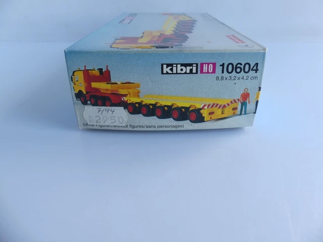 Camion Mercedes 1413 Avec Remorque Scheuerle - Maquette Kibri HO 1/87 à Assembler - Occasion