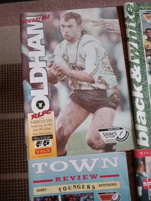 12 - Workington Rugby League  Programs (1995)