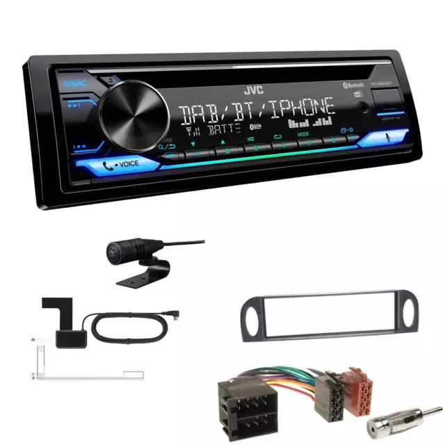 JVC KD-DB922BT Autoradio DAB+ Bluetooth für Citroen C5 2001-2004