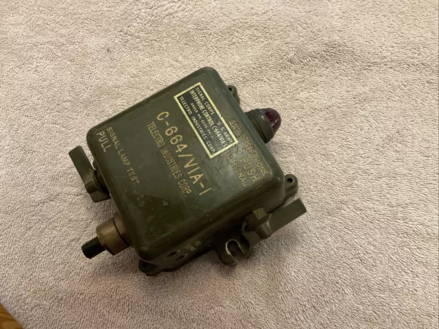 Military Radio Interphone Control Box C-664 VIA-1 Intercom
