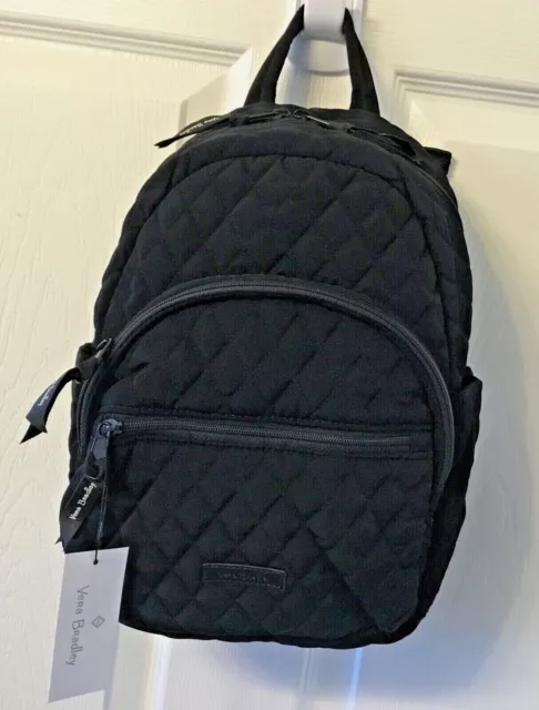 VERA BRADLEY ~  "Classic Black" ~ Essential Compact Backpack ~ NWT