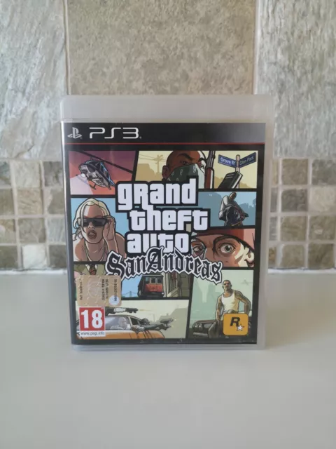 GTA GRAND THEFT AUTO SAN ANDREAS - gioco playstation 3 - ps3 (mappa inclusa)🇮🇹