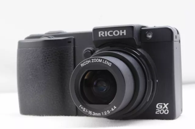 [NEAR MINT] Ricoh Caplio GX200 12.1MP Digital Camera Black from JAPAN (C1355)