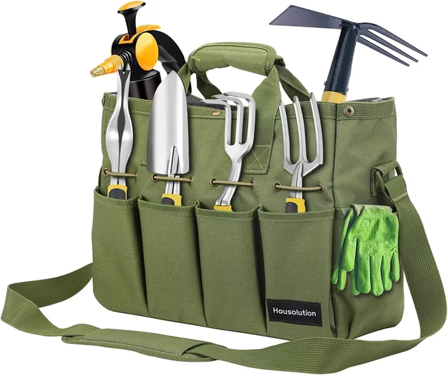Borsa Portaoggetti Da Giardino Con Tracolla Regolabile, Borsa per Attrezzi Da Gi