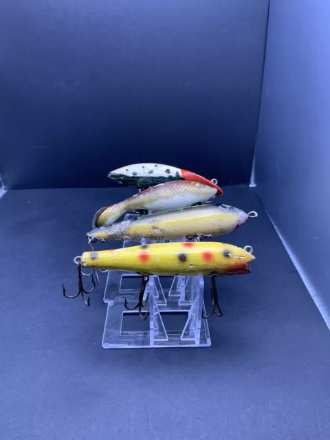 8 FISHING LURE Lot-Manns Hollow Sink, Heddon sonar Flash, Jointed Frogs,  Pike UB $22.50 - PicClick