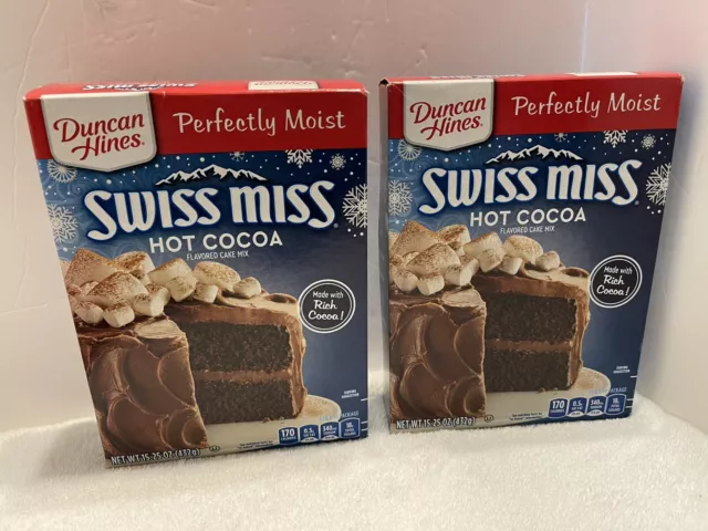 Duncan Hines Signature Perfectly 2 Moist Swiss Chocolate Cake Mix 15.25 Oz Each