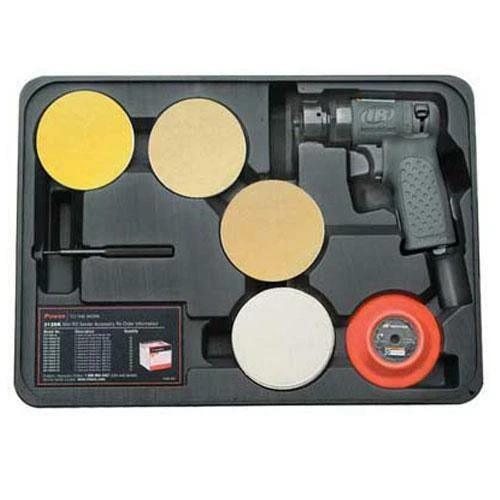 Ingersoll Rand 3128K Air Mini Random Orbit Orbital Sander Kit Tool - IR3128K