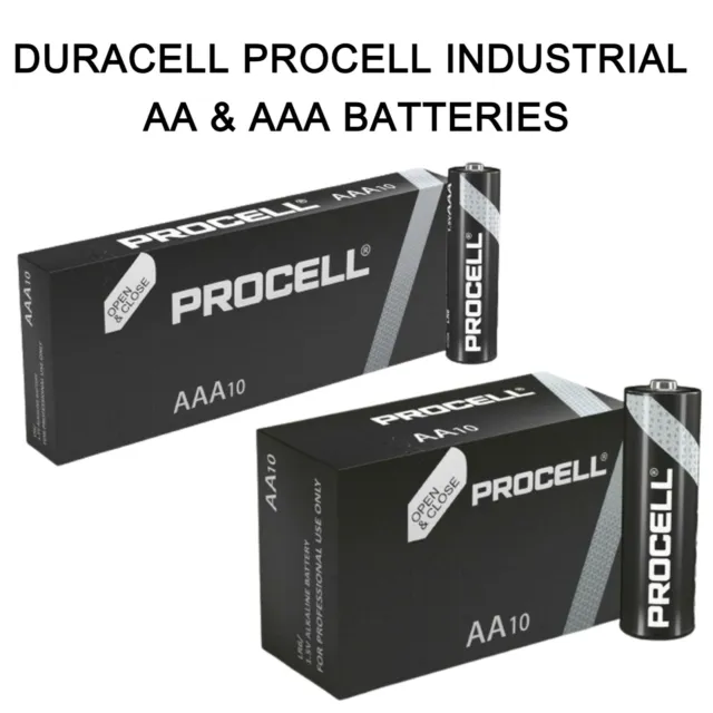 Duracell Procell Aa & Aaa Industrial Lr03 Lr6 Alkaline Batteries Mn2400 Mn1500